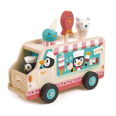 Tender Leaf Toys Pinguin's ice cream cart