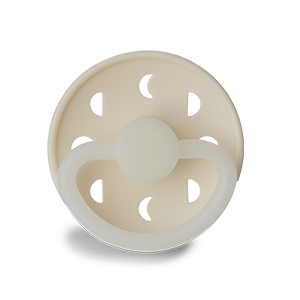 Frigg Moon Silicone pacifier 6+M | Cream Night