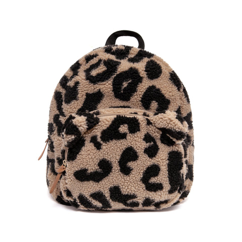 Petit Monkey Teddy Backpack Leopard