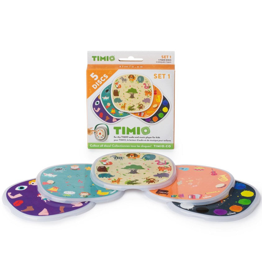 set 1: 5 timio discs