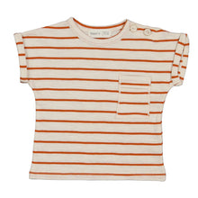 Bean's Quince Banana Striped T-Shirt | Brick