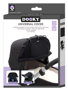 Dooky Universal Cover For Buggy /Car Seat | Black