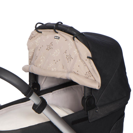 Dooky Universal Cover For Buggy /Car Seat | Romantic Leaves Beige