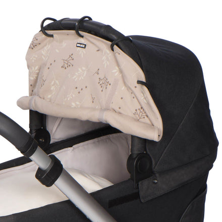 Dooky Universal Cover For Buggy /Car Seat | Romantic Leaves Beige