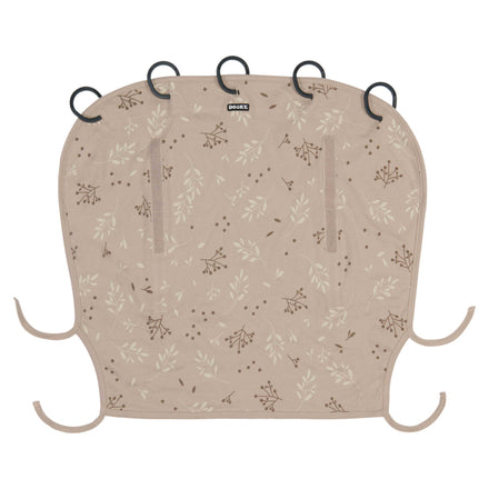 Dooky Universal Cover For Buggy /Car Seat | Romantic Leaves Beige