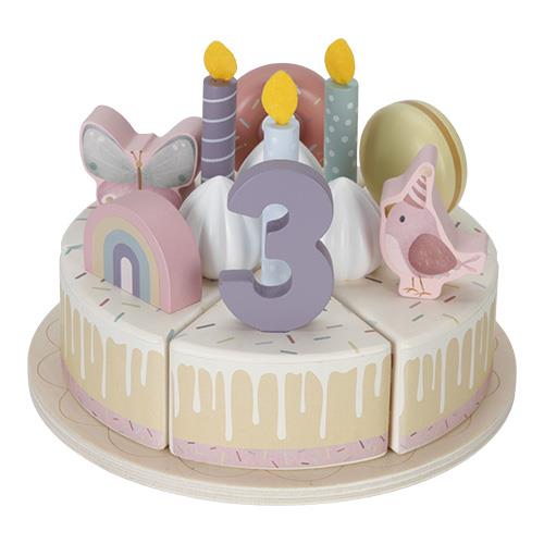 Little Dutch Wooden Birthday Cake | Pink