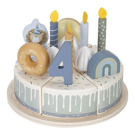 Little Dutch Wooden Birthday Cake | Blue