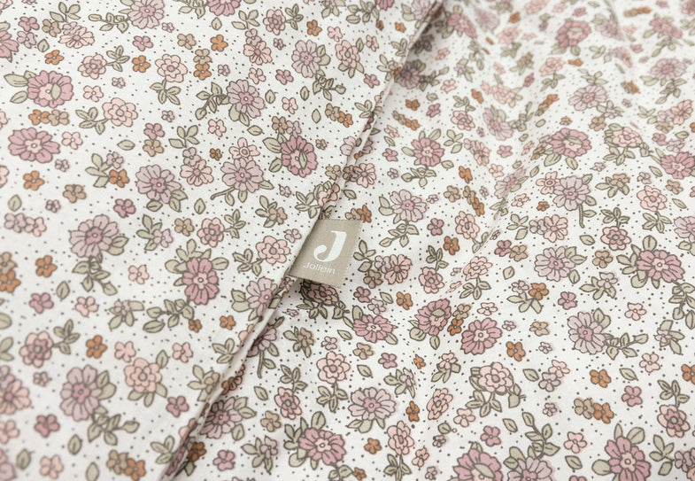 Jollein Duvet cover with Pillowcase 100 x 140 cm | Retro Flowers