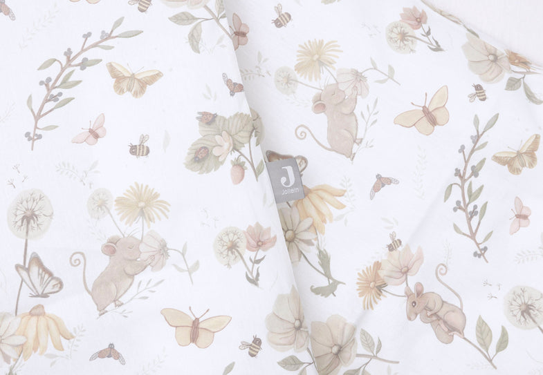 Jollein Duvet cover with Pillowcase 100x140 cm | Dreamy Mouse