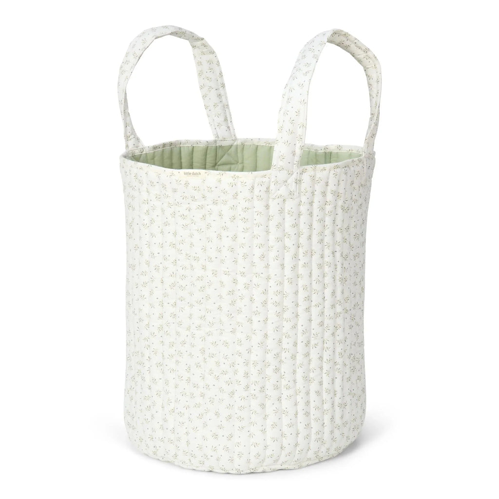 Little Dutch Storage Basket Reversible Large 35 Ø | Blueberry Leaves