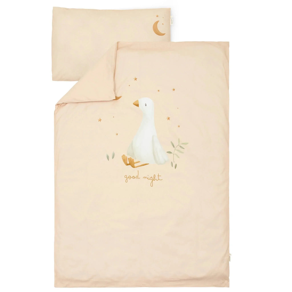 Little Dutch Duvet Cover Cot 100x140cm | Little Goose Beige