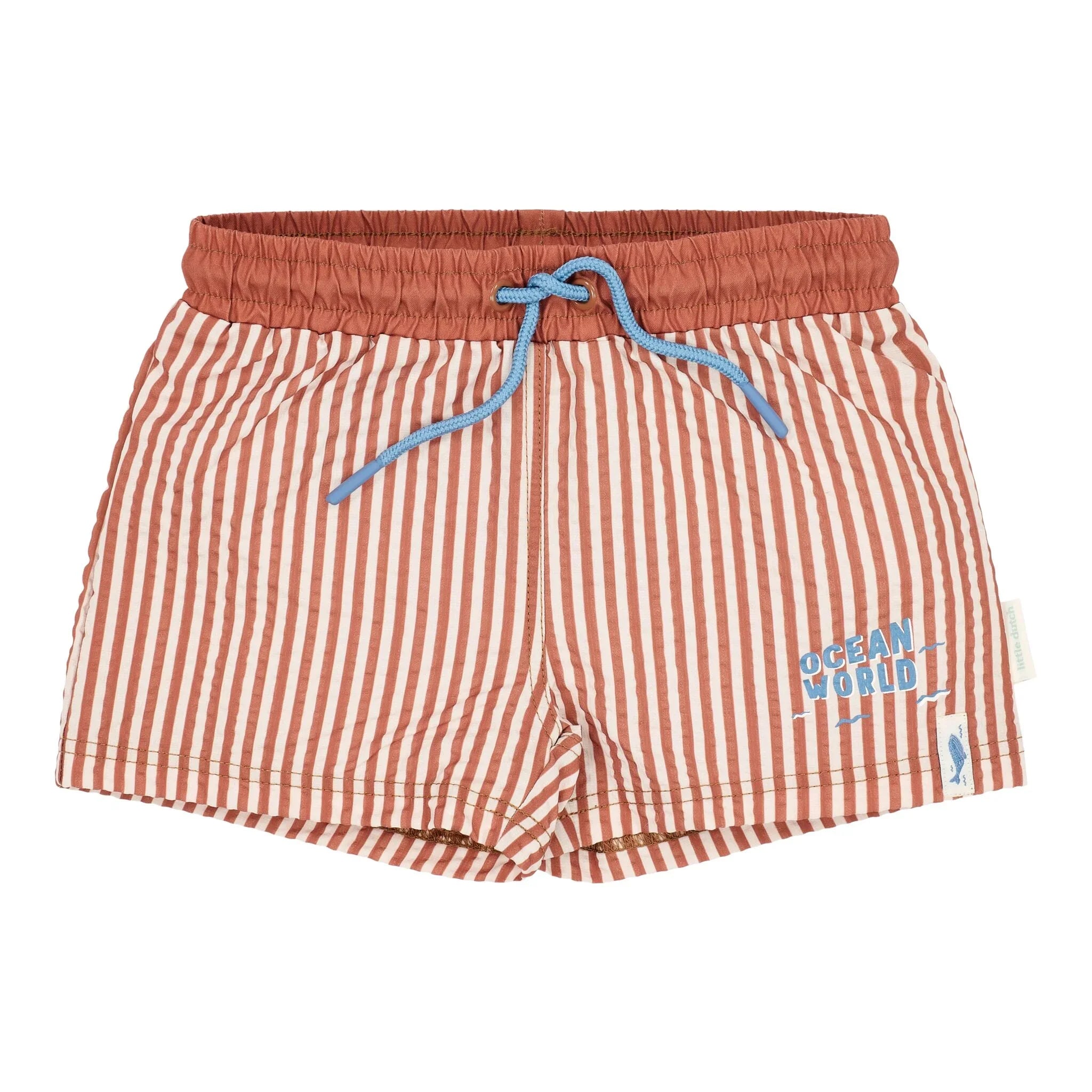 Little Dutch Swim Shorts | Ocean Brown Stripes