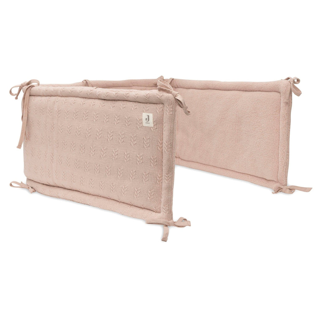 Jollein Play Pen / Bed Bumper 35x180 cm | Grain Knit Wild Rose