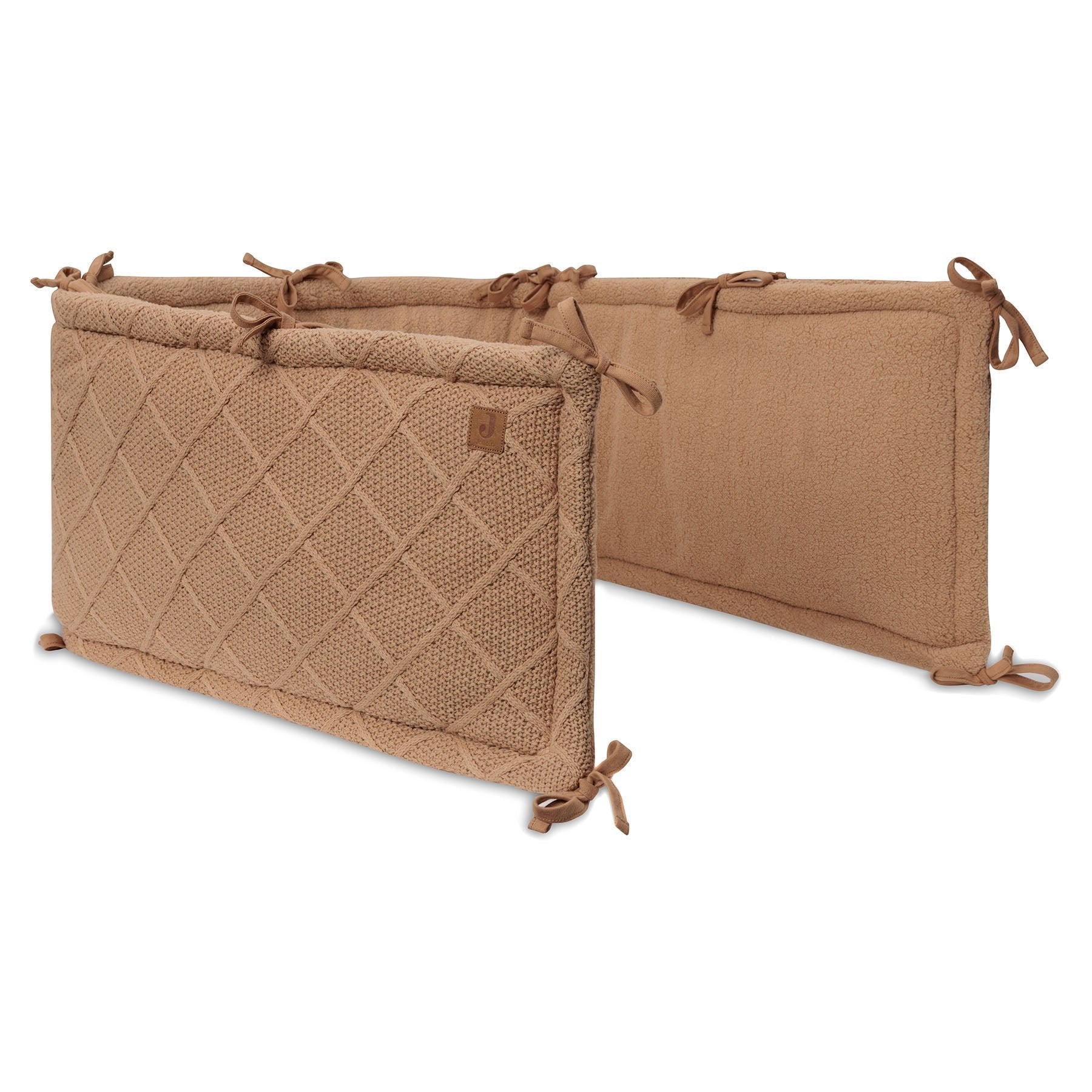 Jollein Box border 180x30cm Check Knit Biscuit
