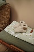 Little Dutch Knitted baby slippers 0-6M | Sand