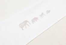 Jollein Fitted Sheet Crib 75x100cm | Animals Nougat