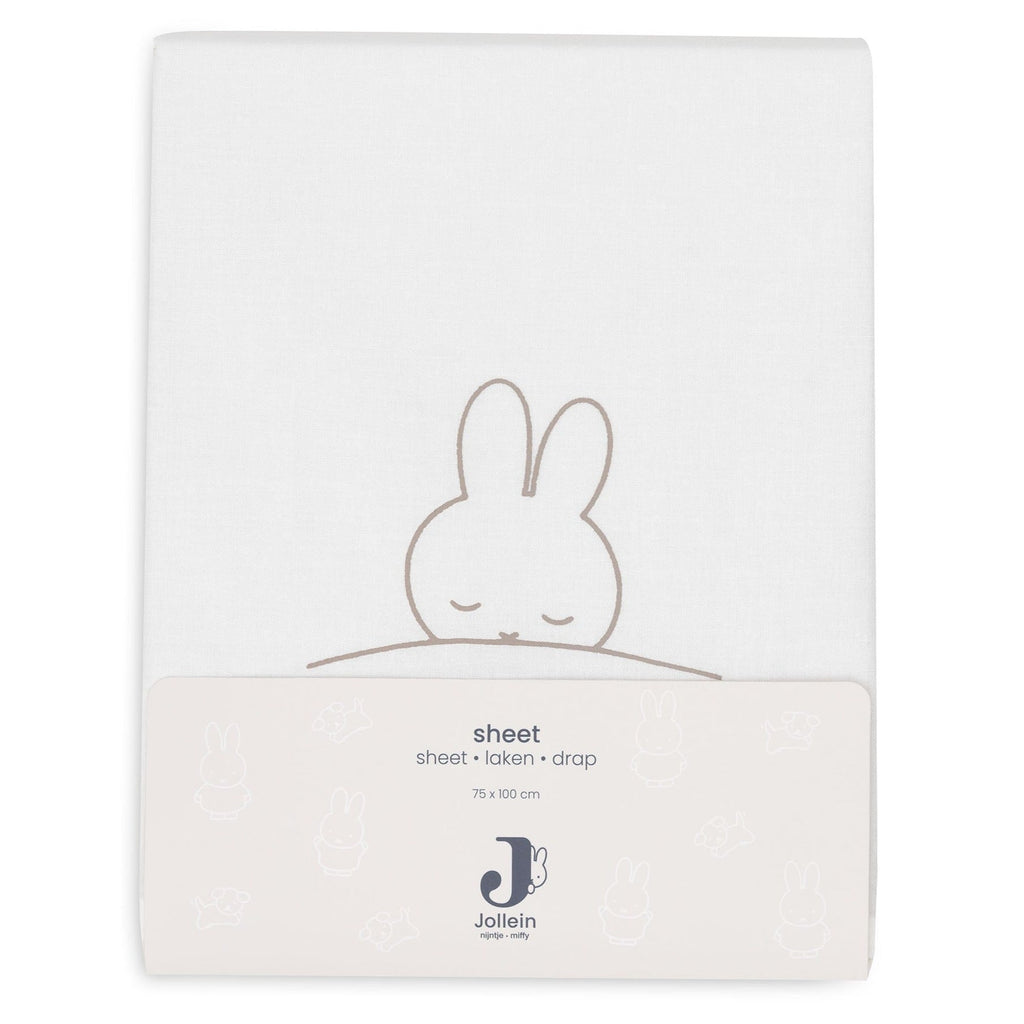 Jollein Fitted Sheet Cradle 75x100cm Sleepy Miffy | Funghi