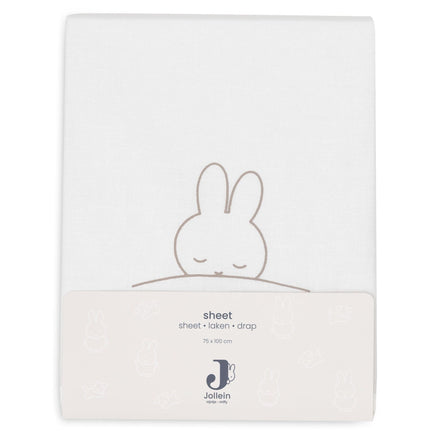 Jollein Fitted Sheet Cradle 75x100cm Sleepy Miffy | Funghi