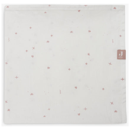 Jollein Crib Sheet 75x100cm Twinkling Wild Rose