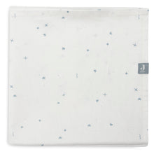 Jollein Crib Sheet 75x100cm Twinkling Sea Green