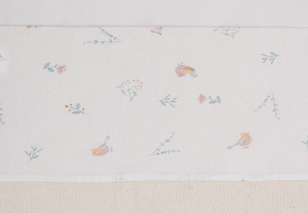 Jollein Cradle Sheet 75x100cm Lovely Birds