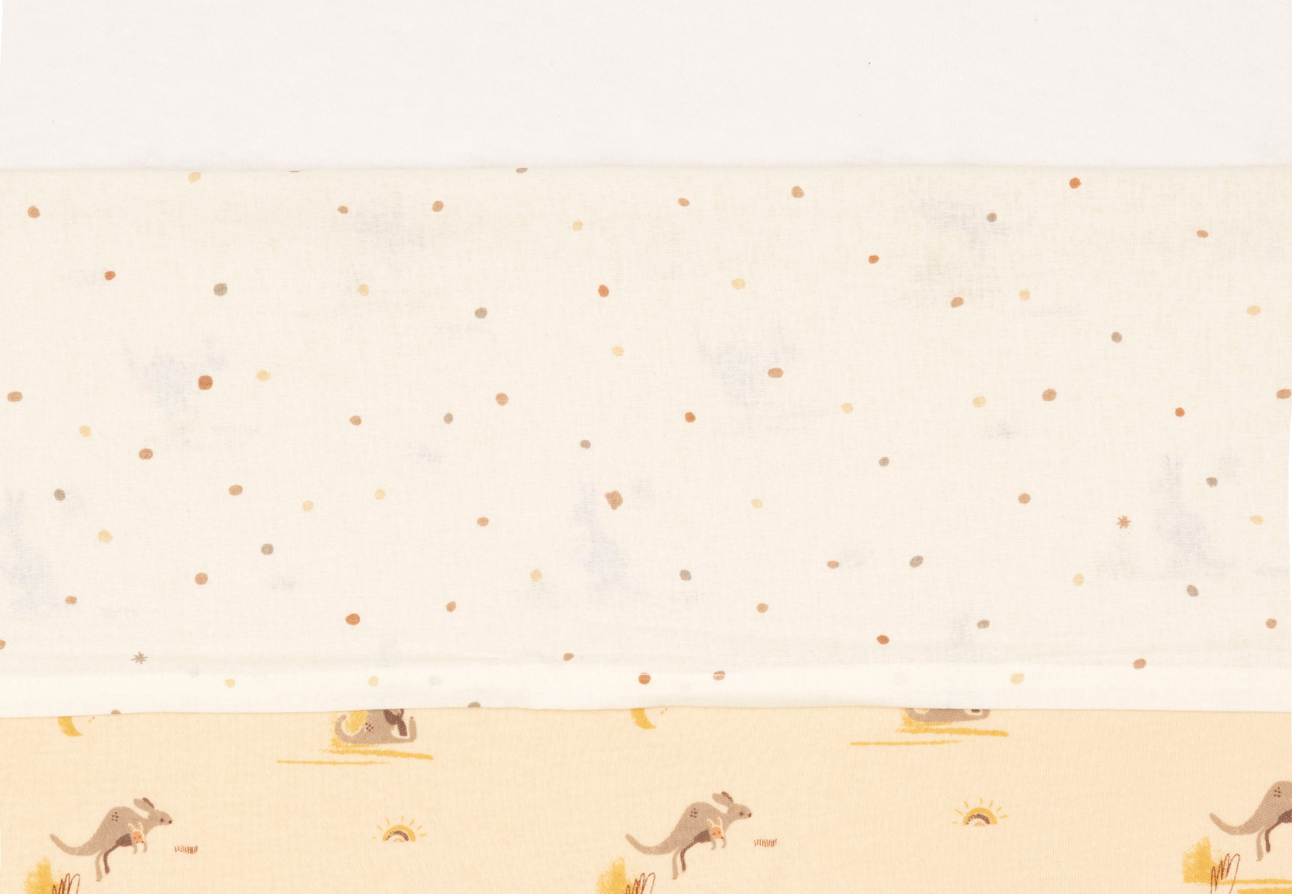 Jollein Sheet Crib 75x100cm | Kangaroots Dusty Dot