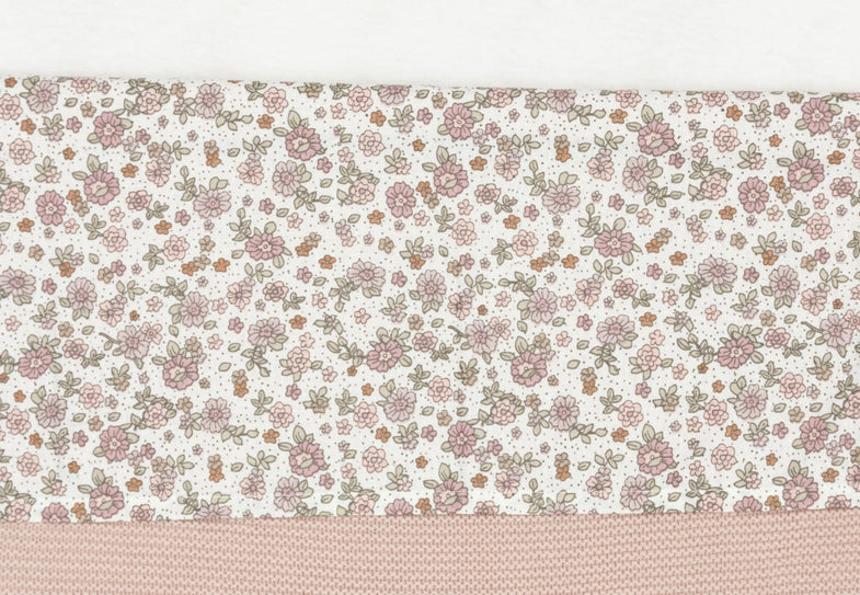 Jollein Crib sheet 120 x 150 cm | Retro Flowers