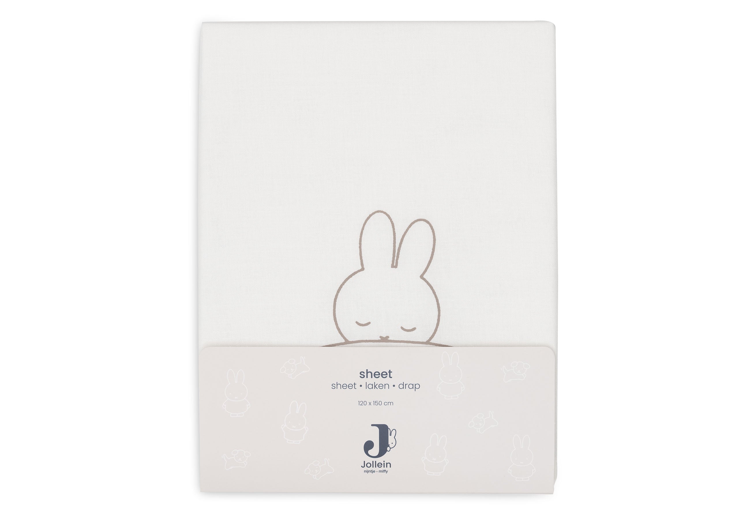 Jollein Fitted Sheet Cot 120x150cm Sleepy Miffy | Funghi