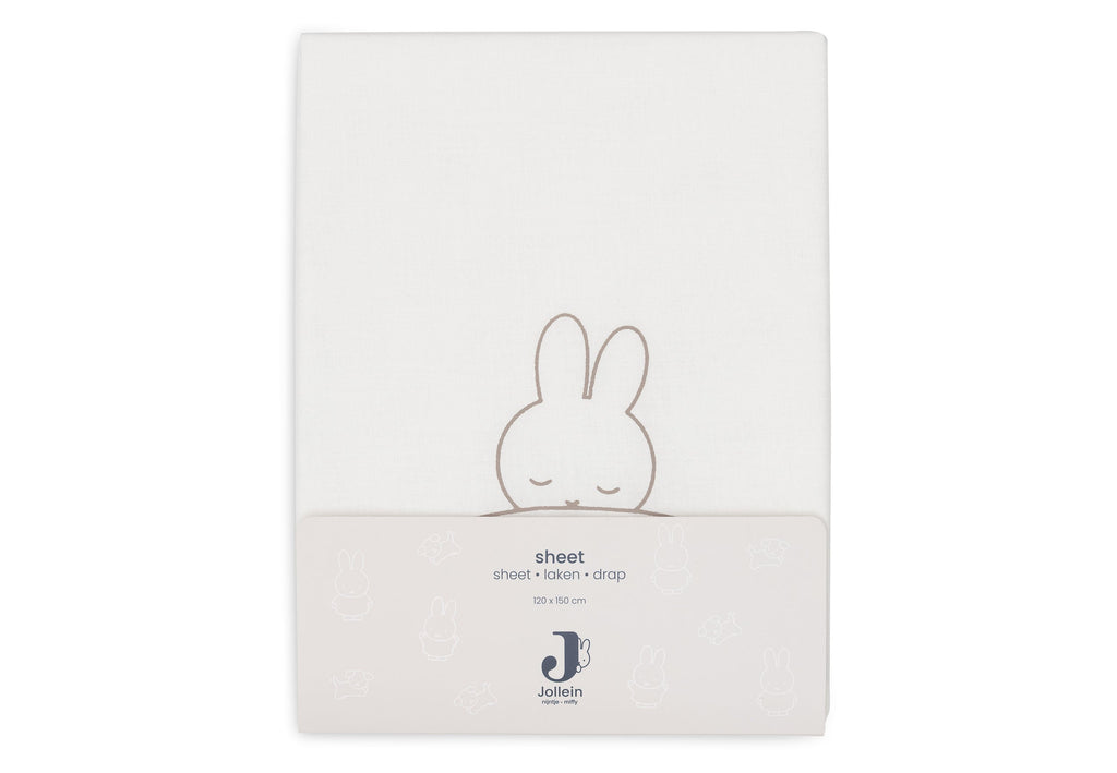 Jollein Fitted Sheet Cot 120x150cm Sleepy Miffy | Funghi