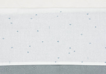 Jollein Crib sheet 120x150cm Twinkling Sea Green