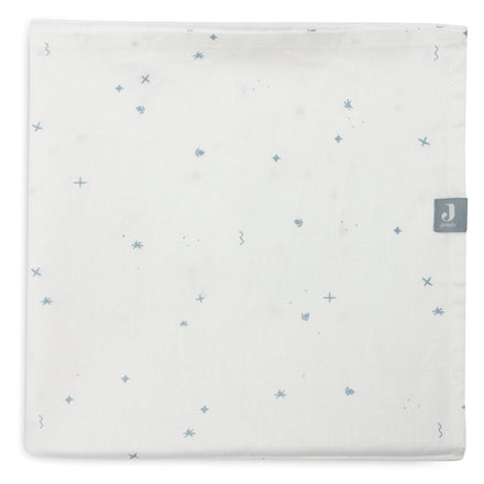 Jollein Crib sheet 120x150cm Twinkling Sea Green