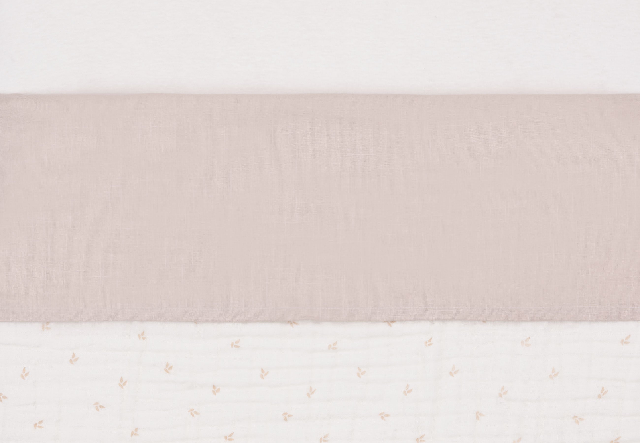 Jollein Sheet Cot 120x150cm | Slub Nougat