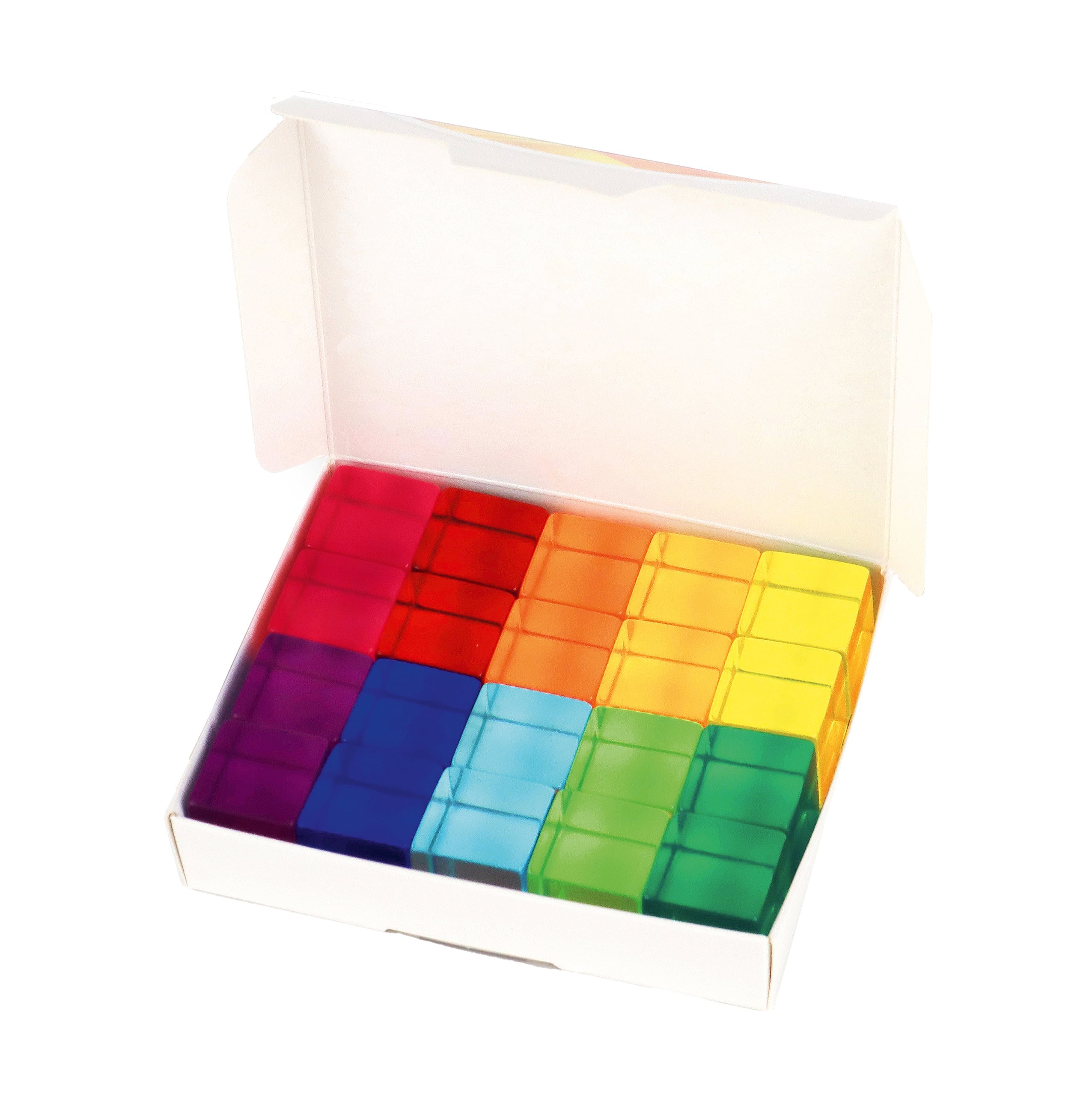 Bauspiel Colorful light -transmitting blocks set | 20 pieces