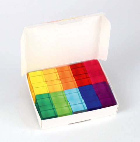 Bauspiel Colorful light -transmitting blocks set | 20 pieces