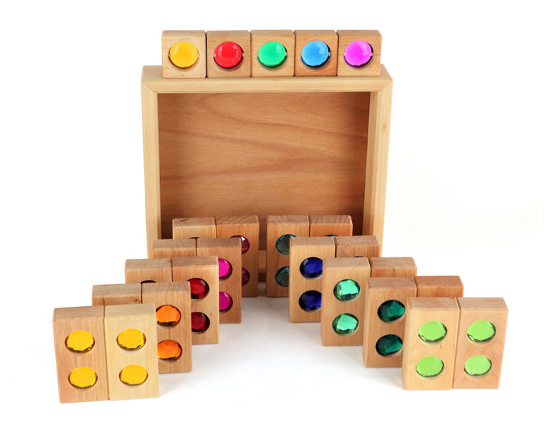 Bauspiel Glinster blocks set | Small 25 pieces
