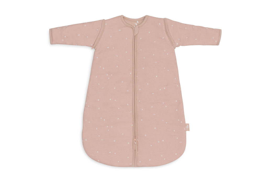 Jollein Sleeping Bag With Removable Sleeves Around 60cm Twinkling Wild Rose