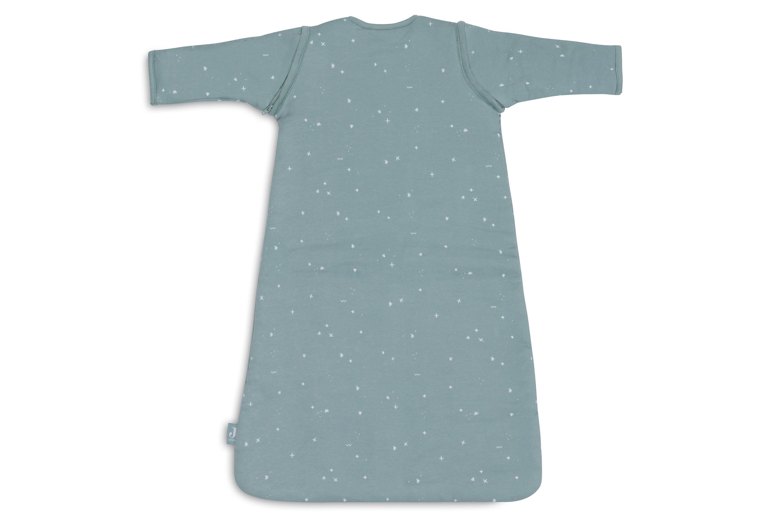 Jollein Sleeping Bag With Removable Sleeves 90cm Twinkling Sea Green