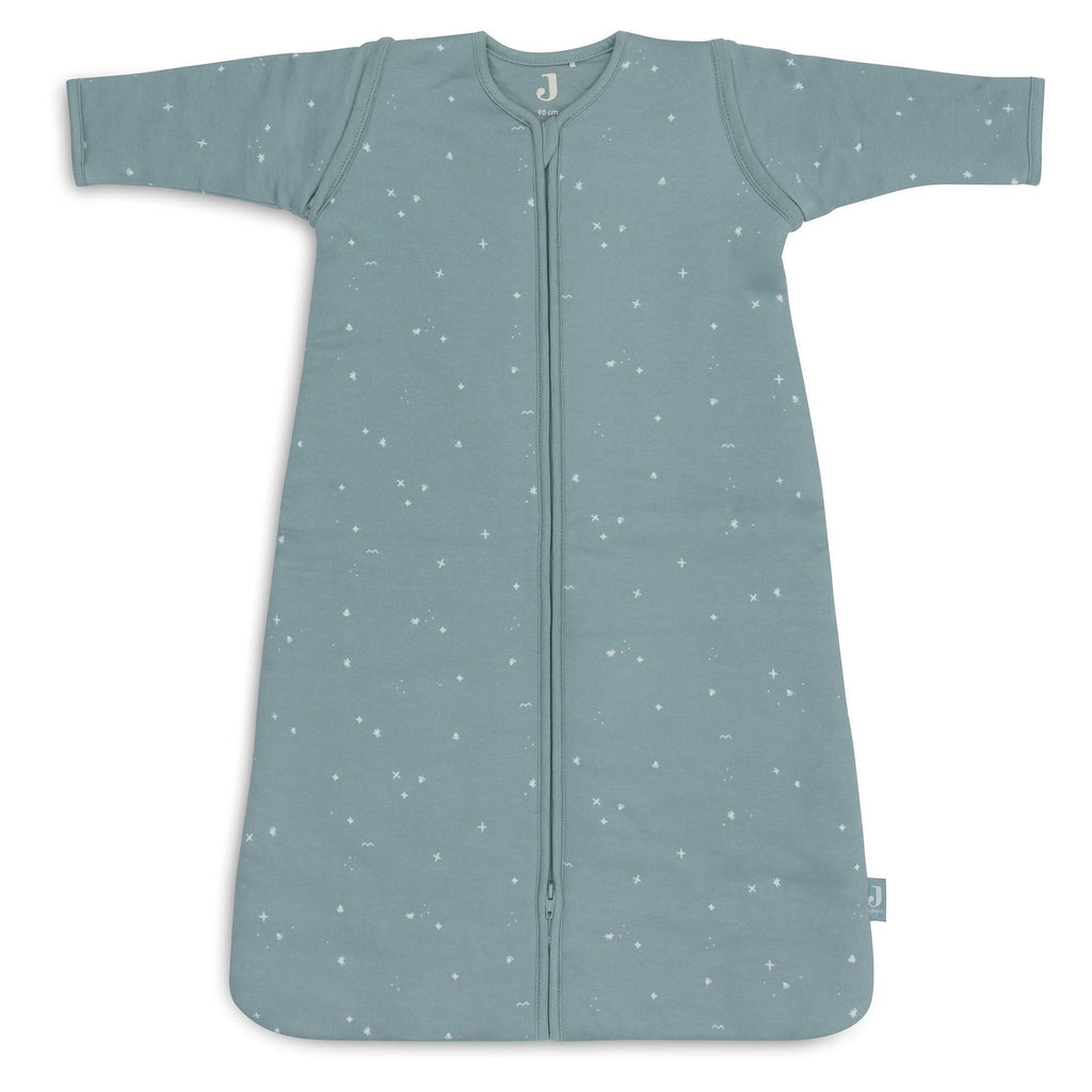 Jollein Sleeping Bag With Removable Sleeves 90cm Twinkling Sea Green