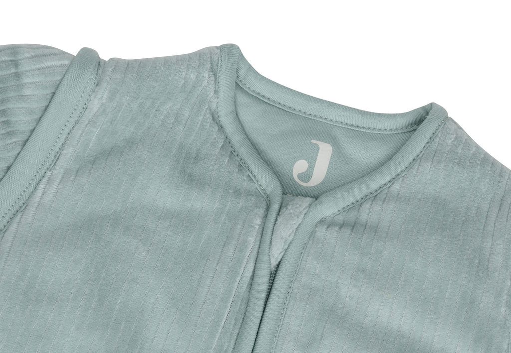 Jollein Sleeping Bag With Removable Sleeves Around 90cm Rib Sea Green