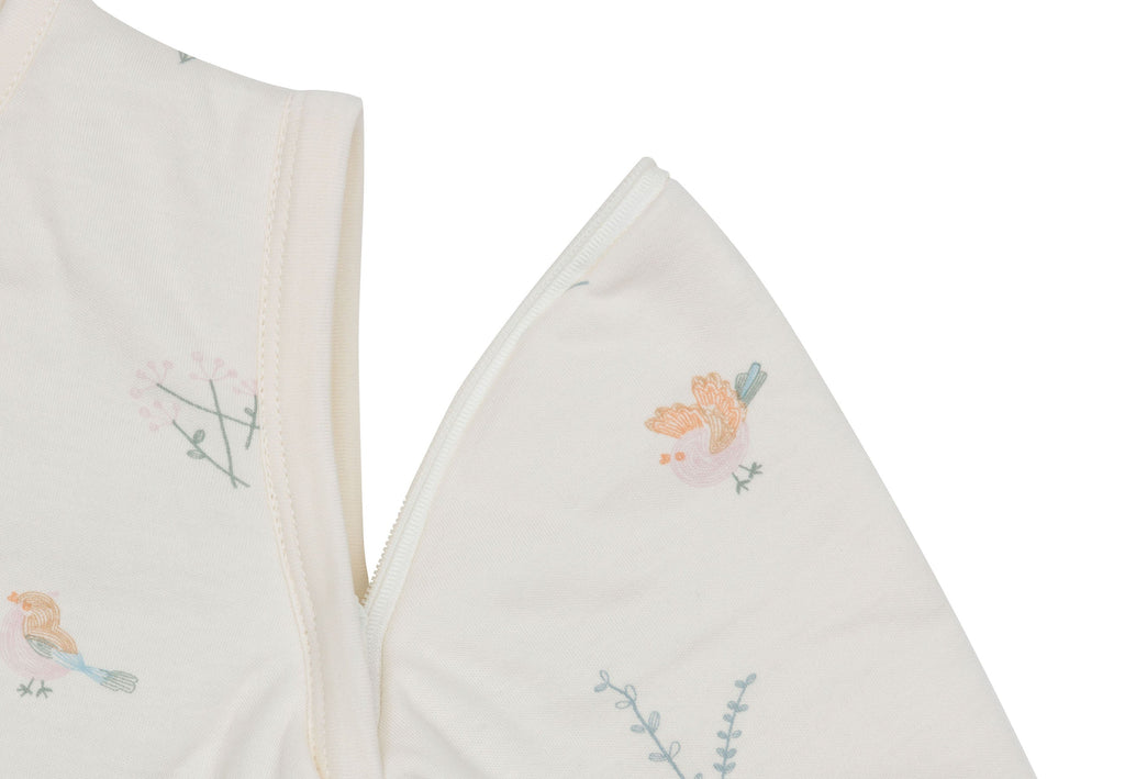 Jollein Sleeping Bag With Removable Sleeves 110cm Lovely Birds