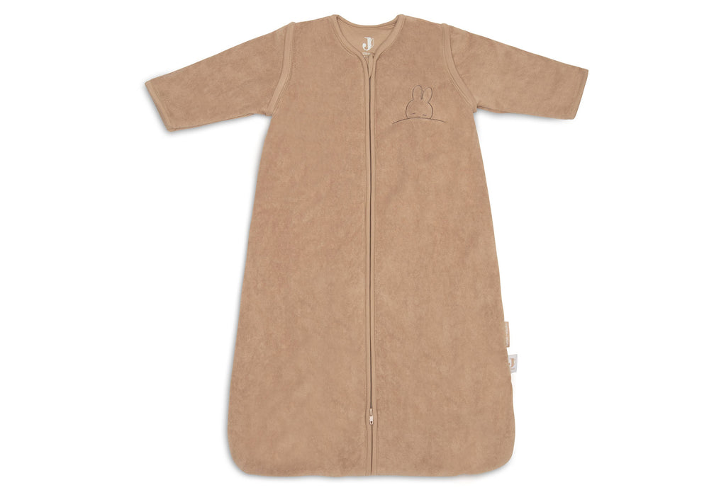 Jollein Baby Sleeping Bag with Detachable Sleeves 110cm Sleepy Miffy Terry | Biscuit