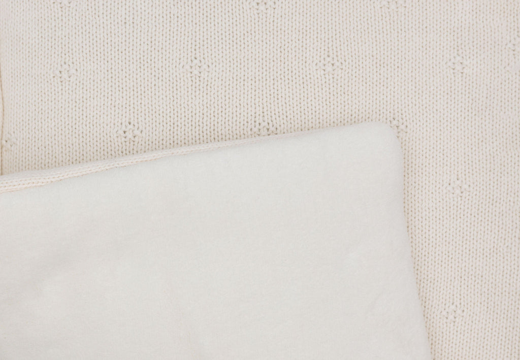 Jollein Playpen Rug 75x95cm Cozy Knit Ivory