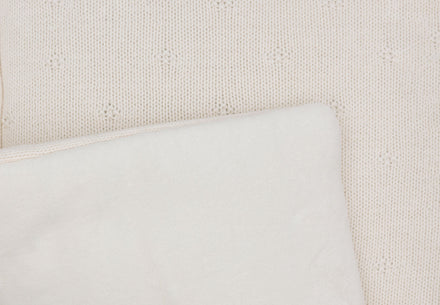Jollein Playpen Rug 75x95cm Cozy Knit Ivory