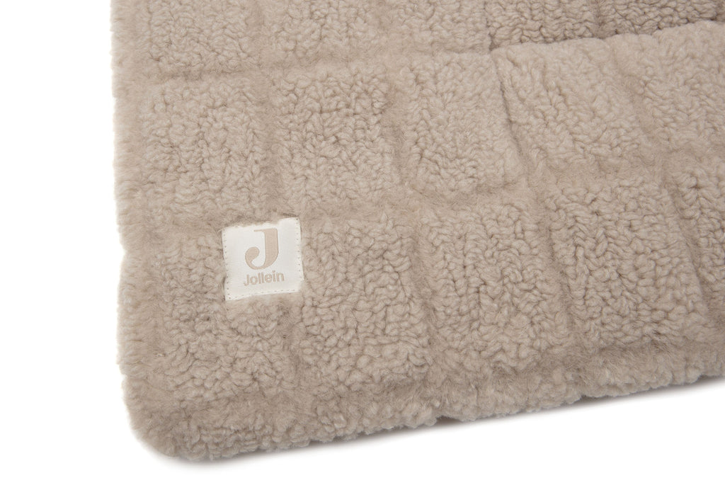 Jollein Playpen Rug 75x95cm Playpen Teddy | Warm Sand