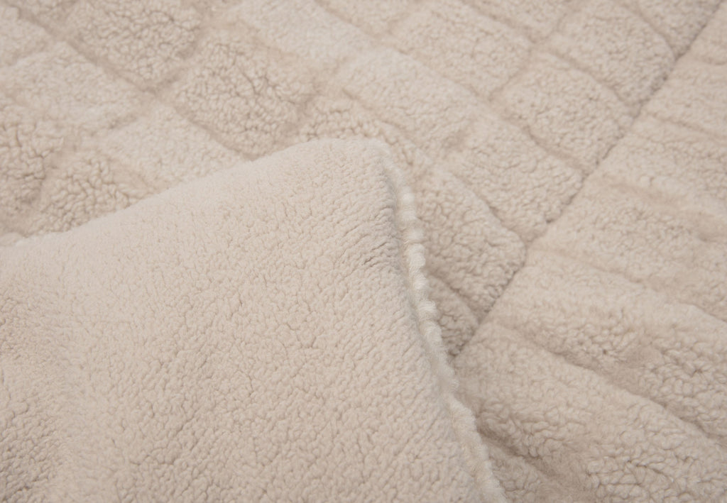 Jollein Playpen Rug 75x95cm Playpen Teddy | Warm Sand