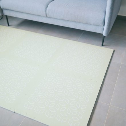 Evibell Puzzle Mat Play Mat | Geometric Sand