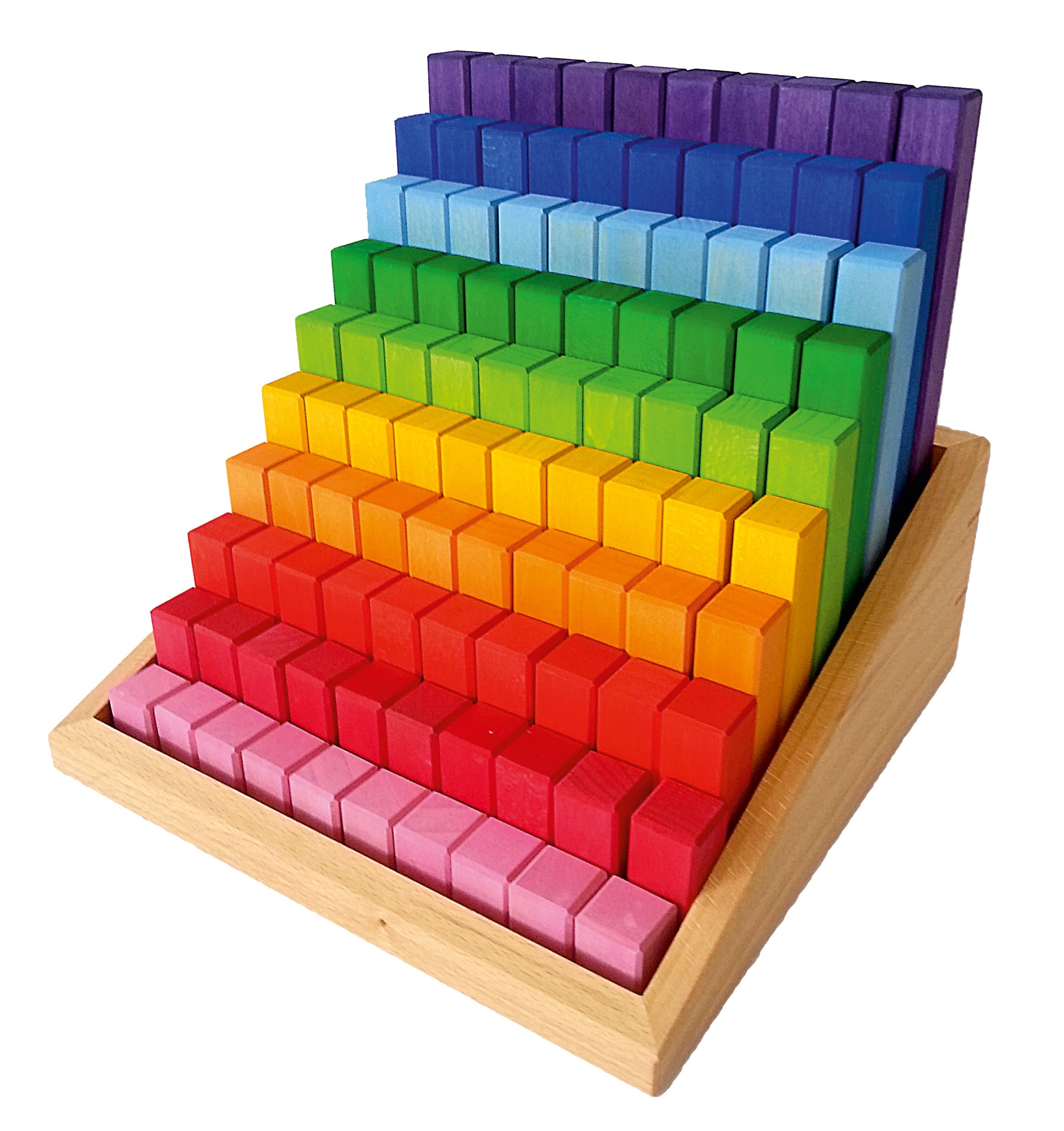 Bauspiel Wooden blocks set | 100 pieces