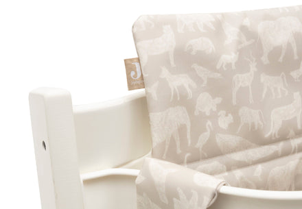 Jollein chair reducer growing cushion | Animals Nougat