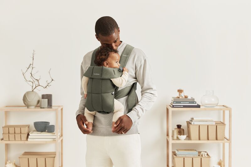 Babybjörn baby carrier mini | Woven dark green