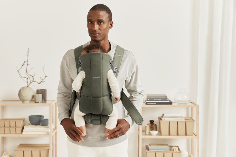 Babybjörn baby carrier mini | Woven dark green